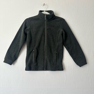 Columbia Dark Gray Fleece Jacket – Youth Medium (10/12)
